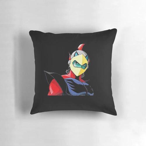 Actarus Grendizer (Goldrake) anime-inspired pillow featuring the iconic robot character from the classic Japanese cartoon series