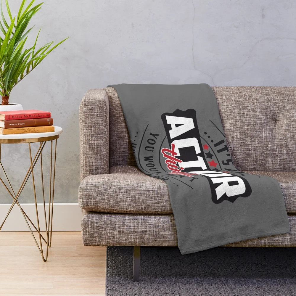 Actor Occupation Classic Plush Blanket