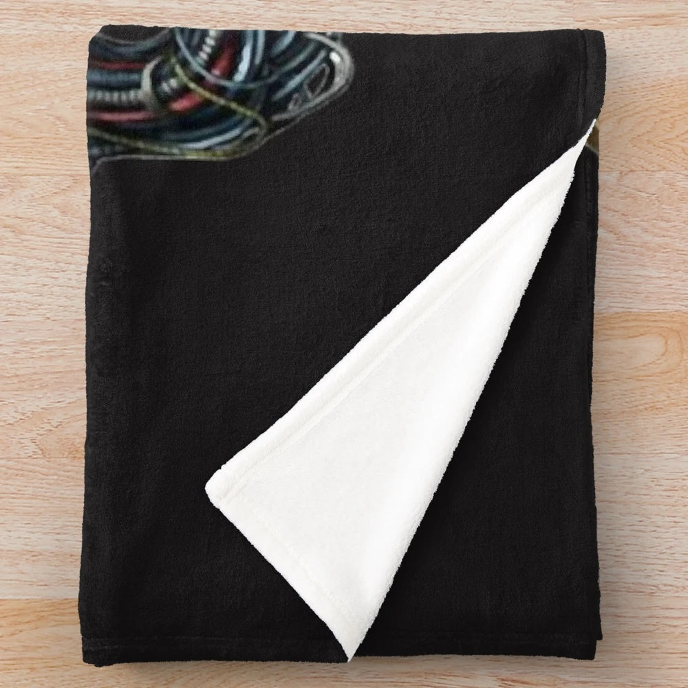 Adeptus Mechanicus plush blanket featuring the iconic symbol of the Adeptus Mechanicus from Warhammer 40k