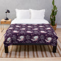 Cute and cuddly axolotl plush blanket with whimsical design