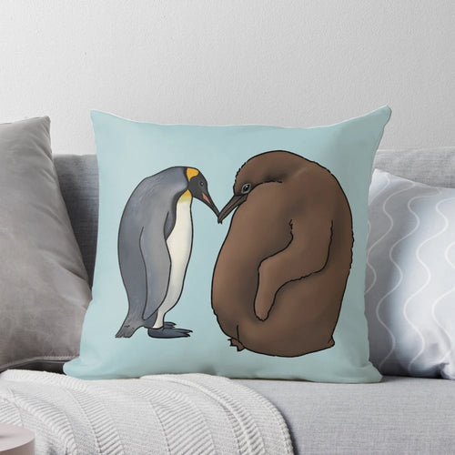 Pesto the Cute Baby Penguin Plush Pillow for Nursery and Kids Room Decor