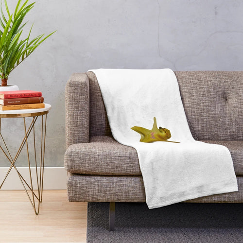 Cheems-inspired plush blanket featuring the iconic Doge meme character
