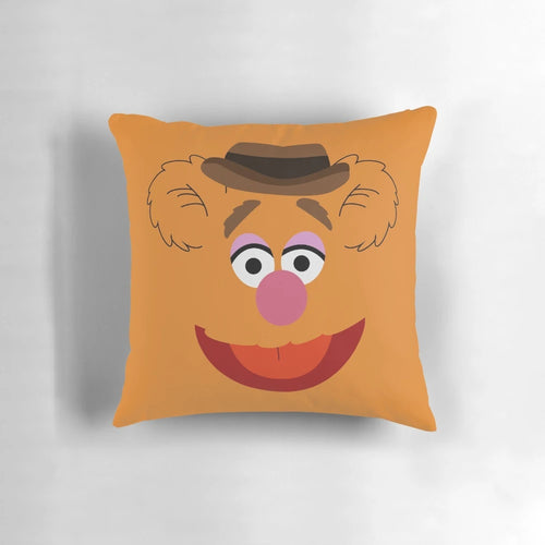 Fozzie Bear Muppet Character Plush Pillow