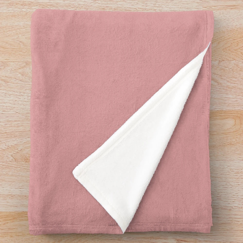 Cozy plush blanket featuring a cute anime-style magical girl character