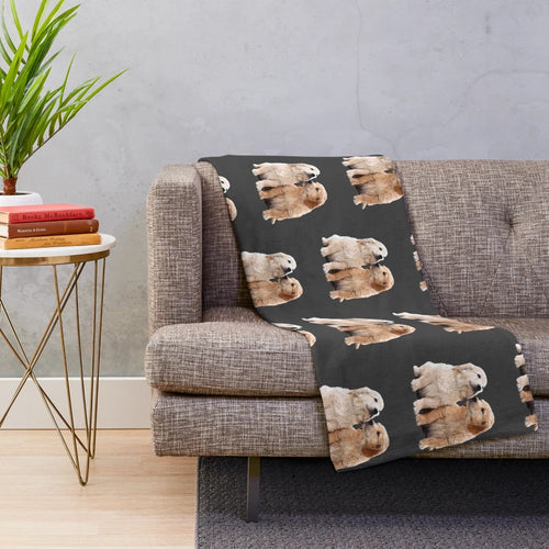 Golden Retriever Puppy Plush Blanket