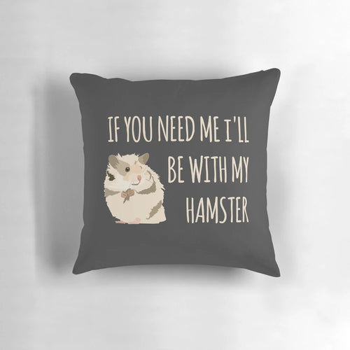 Soft, cuddly hamster-shaped pillow with a sweet, cartoon-like design