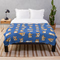 Kawaii Corgi Plush Blanket