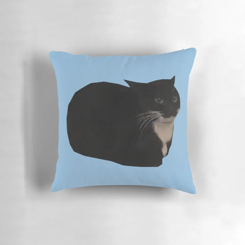 Plush Maxwell the Cat themed pillow, a fun gift for cat lovers