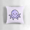 Cute and cuddly octopus pillow in a happy, cartoon-like design