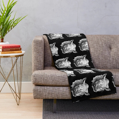 Plush blanket with adorable animal designs