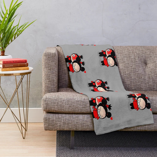 Pucca and Garu Themed Plush Blanket