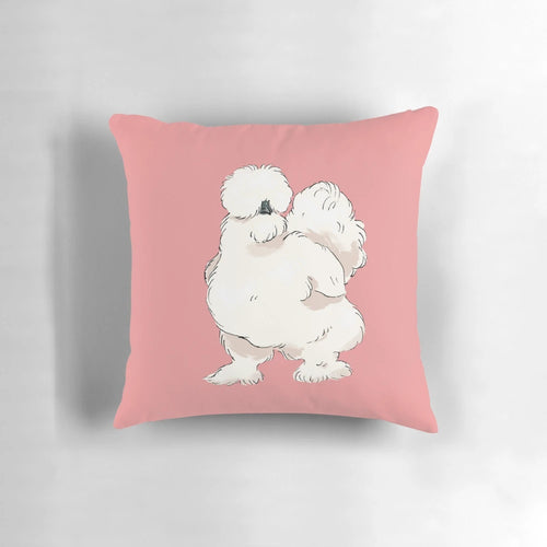 Soft, fluffy silkie chicken plush pillow