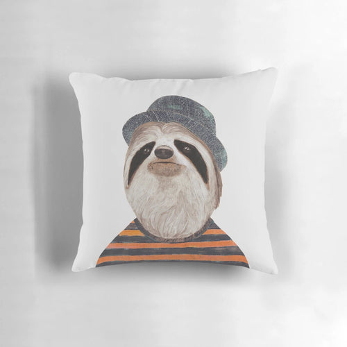 Soft and huggable sloth pillow, featuring a cute and playful sloth character design.
