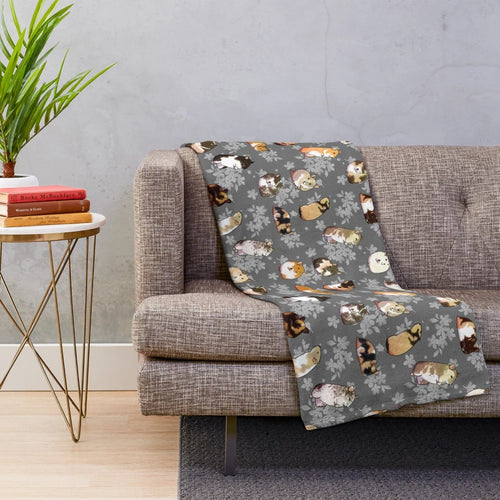 Soft and cuddly spring hamster plush blanket