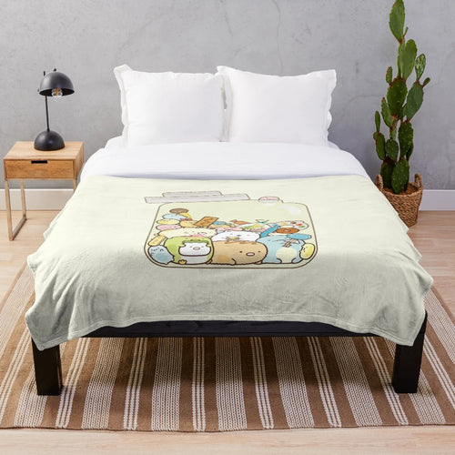 Soft and Cuddly Sumikko Gurashi Inspired Plush Blanket
