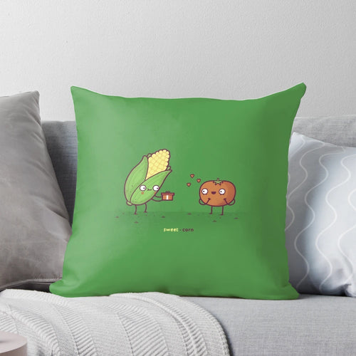 Sweet corn shaped plush pillow with cute and whimsical design