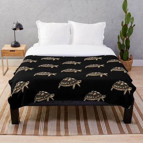 Cute tortoise plush blanket for tortoise lovers