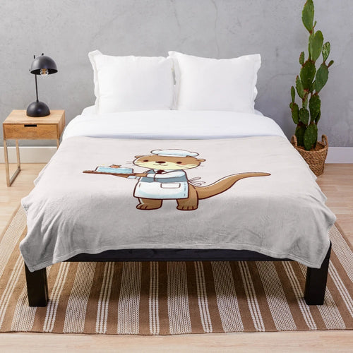 Waiter Otter Plush Blanket