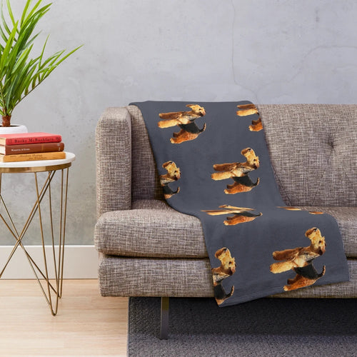 Cozy Welsh Terrier Plush Blanket