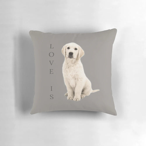 Soft and cuddly white labrador retriever puppy pillow, great gift for dog lovers