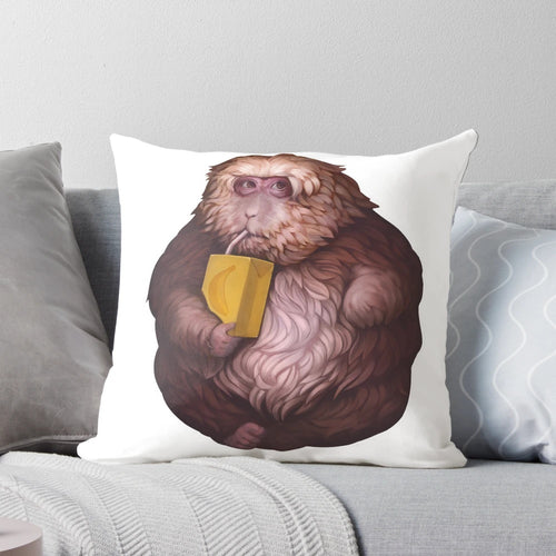 Soft and cuddly xing xing monkey plush pillow
