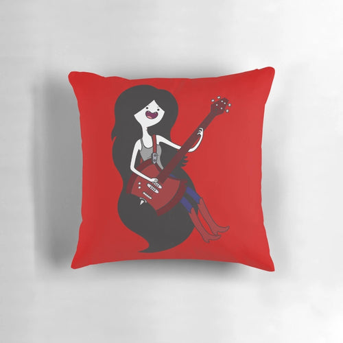 Soft, plush pillow featuring the beloved character Marceline from the Cartoon Network series Adventure Time.