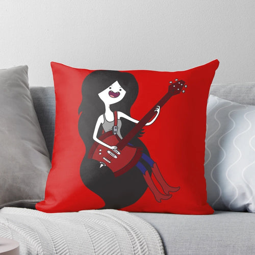 Soft, plush pillow featuring the beloved character Marceline from the Cartoon Network series Adventure Time.