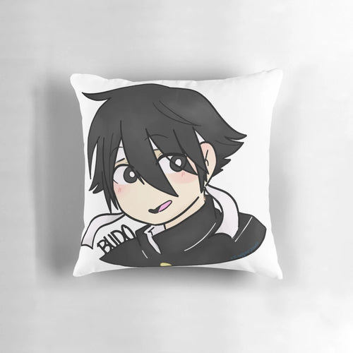 A high-quality pillow featuring the character Budo from the popular anime game Yandere Simulator.