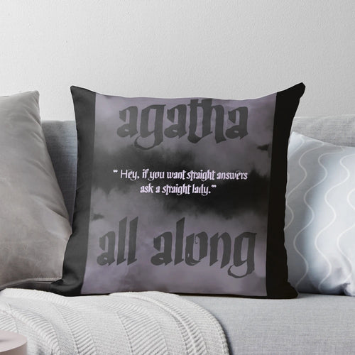 Agatha Harkness Marvel WandaVision Themed Pillow