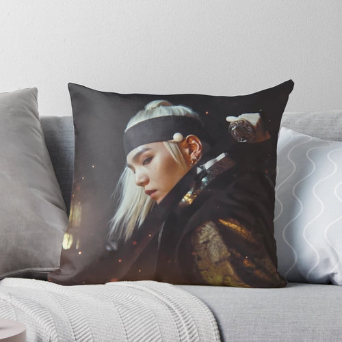 Comfortable and stylish Agust D Daechwita pillow featuring Suga of BTS