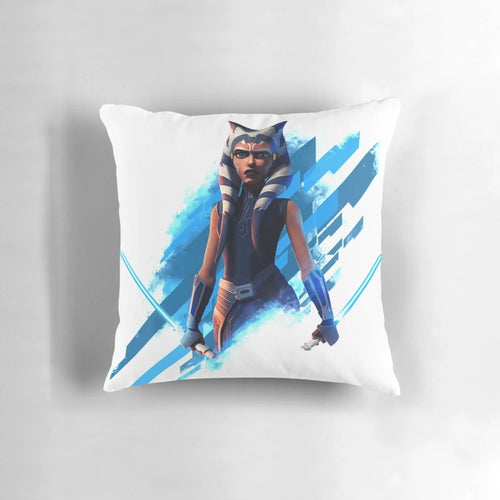 Ahsoka Tano inspired Star Wars themed pillow