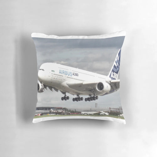 Comfortable and stylish Airbus A380 super jumbo airplane pillow for air travel