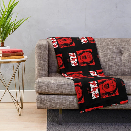 Akira Tetsuo 1988 classic red plush blanket