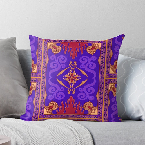 Aladdin 1992 Magic Carpet Pillow featuring the iconic flying carpet from the beloved Disney movie