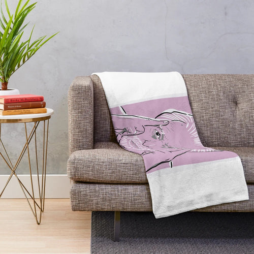 Alejandro Jodorowsky inspired plush blanket with world cinema art