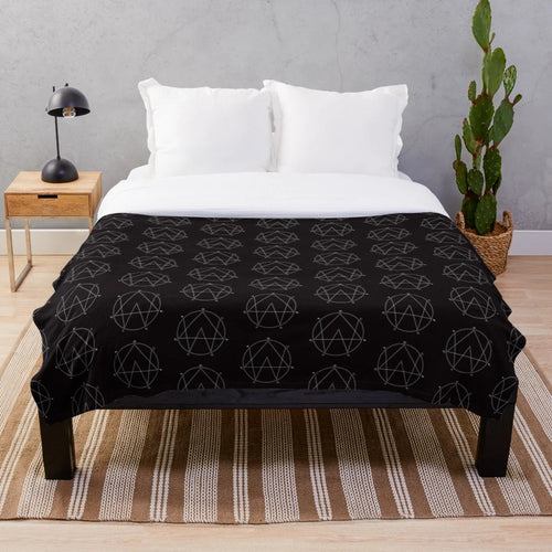 Alison Wonderland inspired plush blanket with logo design