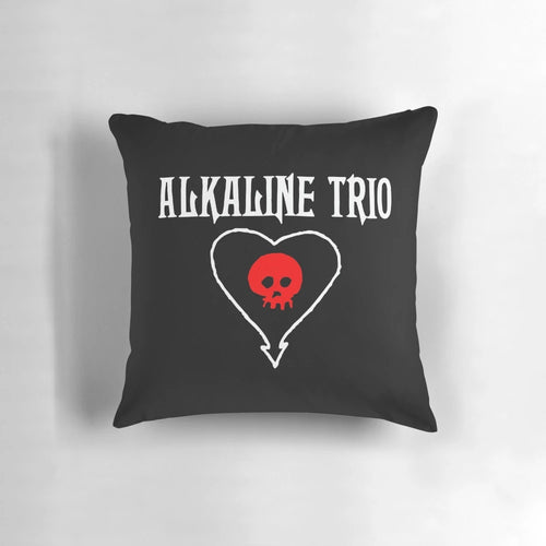 Alkaline Trio Punk Rock Pillow featuring the band's iconic logo