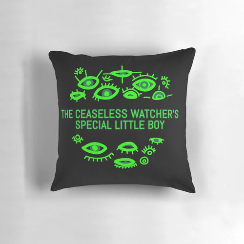 All Seeing Eyes Pillow featuring characters from The Magnus Archives podcast