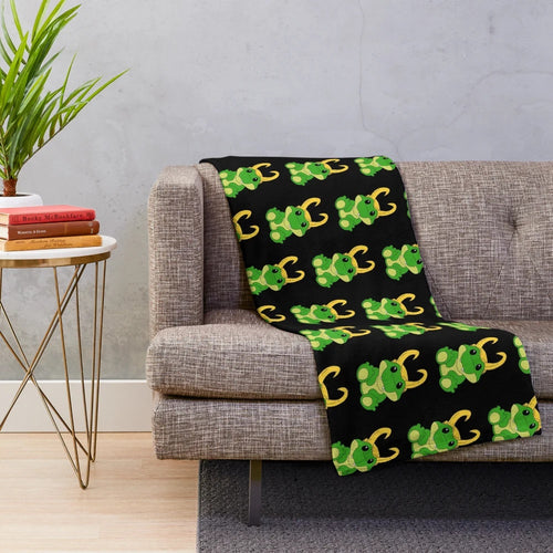 Alligator Loki Chibi Plush Blanket