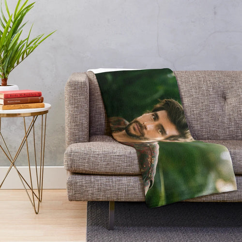 Alvaro Soler inspired plush blanket with his popular music and concert imagery