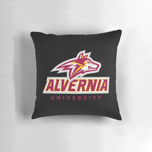 Alvernia University Golden Wolves Pillow featuring the Cairn Highlanders logo