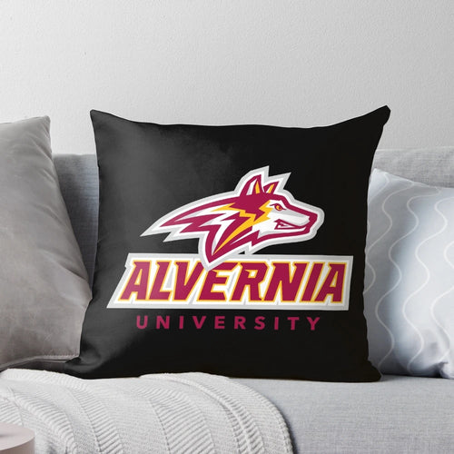 Alvernia University Golden Wolves Pillow featuring the Cairn Highlanders logo