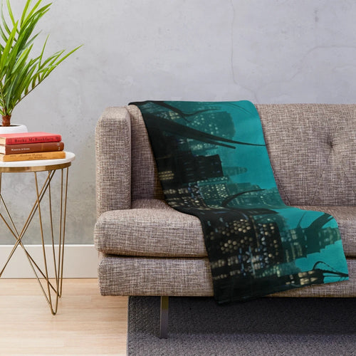 Amaurot plush blanket with Final Fantasy XIV inspired design