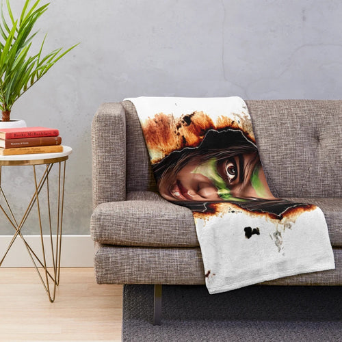 Amber Midthunder Inspired Plush Blanket - Commemorating the 2022 film "Prey