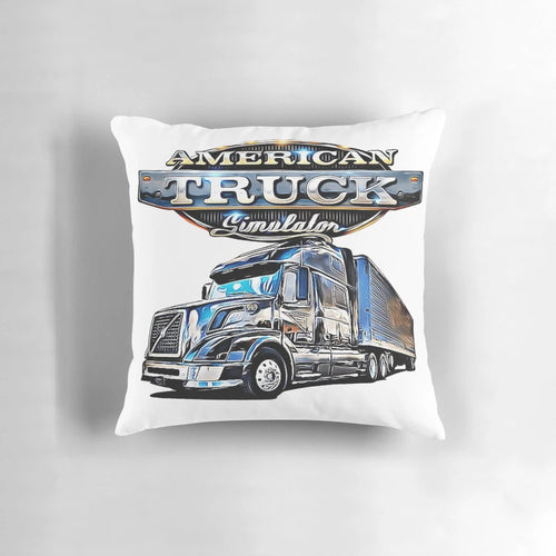 American Truck Simulator 2024 game cover art featuring a semi-truck on the open road