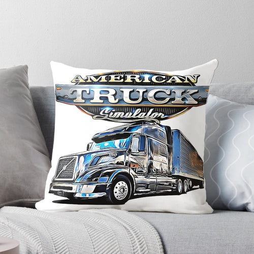 American Truck Simulator 2024 game cover art featuring a semi-truck on the open road