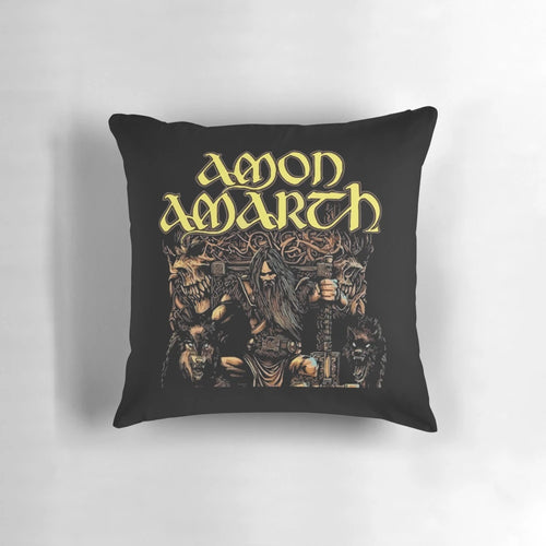 Amon Amarth King Amarth Pillow - Soft, Comfortable Pillow Featuring the Renowned Heavy Metal Band