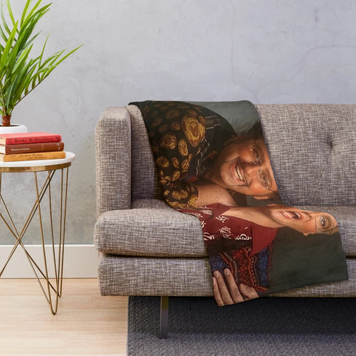 Plush blanket featuring the iconic Dr. Steve Brule from the comedy series Tim and Eric