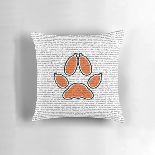 Pillow featuring quotes from the Andreil couple in The Foxhole Court series by Nora Sakavic