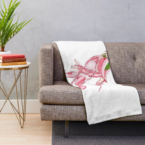Andromeda Shun inspired plush blanket featuring fan art design